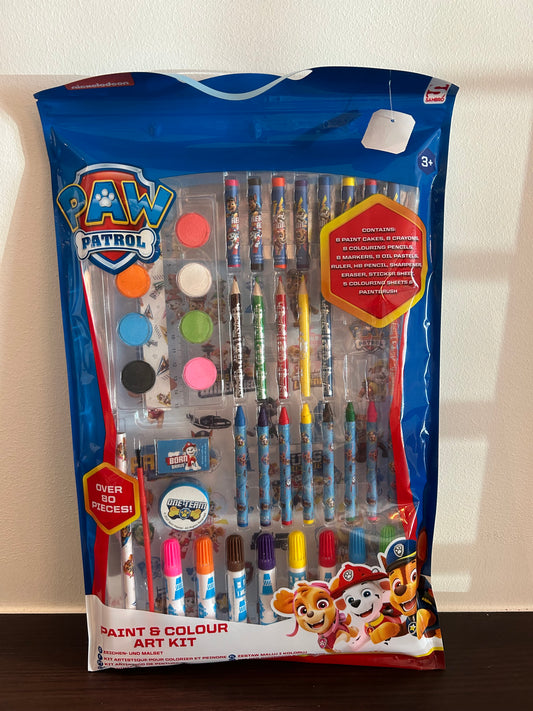 Nickelodeon Paw Patrol Paint and Colour art kit