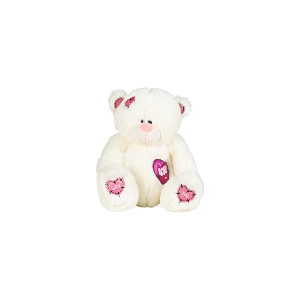 Love Bear Pink/White