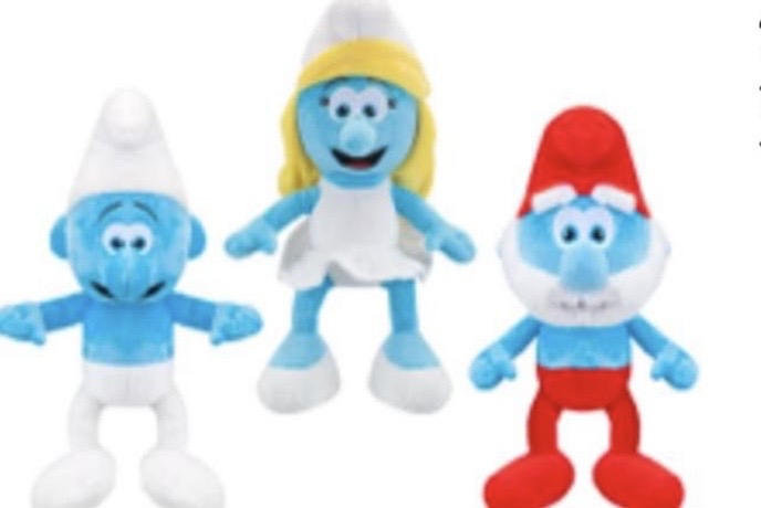 Smurf 3ass 25cm